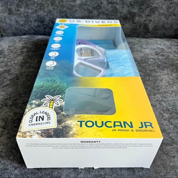 NIB U.S. Divers Junior’s Mask And Snorkel - Picture 5 of 11